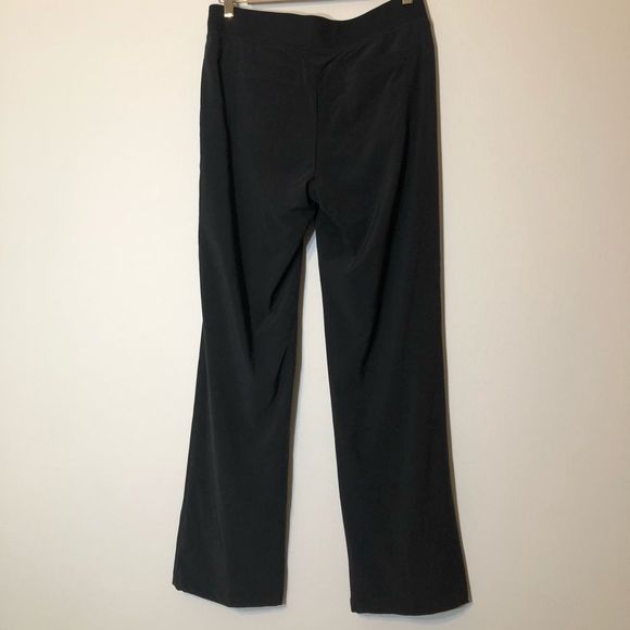 Athleta Straight Leg Black Pants Size 8 - Picture 2 of 7